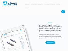 Tablet Screenshot of albosa.com